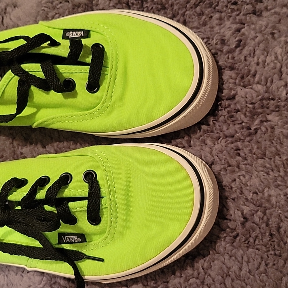 Neon Green Vans Size 7 - Picture 8 of 8